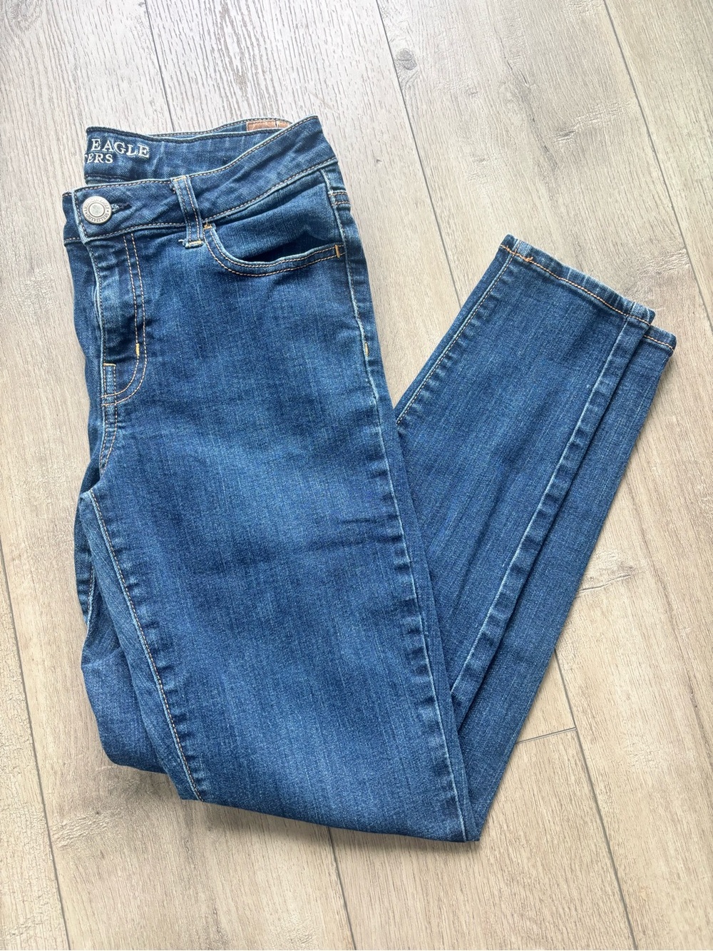 American Eagle Outfitters Dark Blue Skinny Jeggings